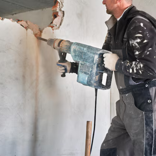 old building demolition